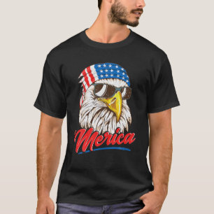 Camiseta Bald Eagle Merica Mullet America Estados Unidos 4 