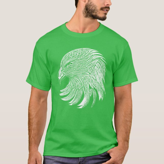 Camiseta Bald eagle vintage art gift (Anverso)