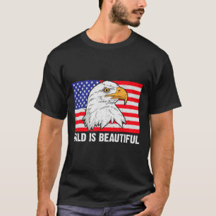 Camiseta Bald Is Beautiful 4 De Julio Día De La Independenc
