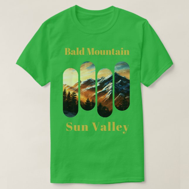 Camiseta Baldosa montaña de esquí Valle del Sol 1 (Diseño del anverso)