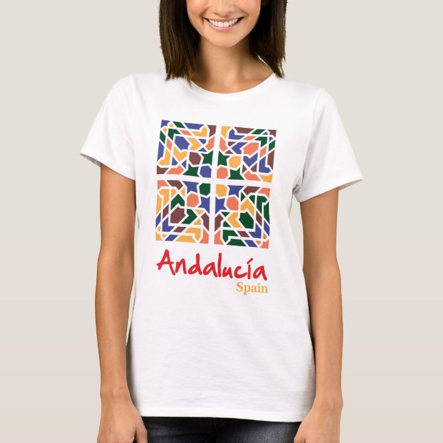 Camiseta Baldosas andaluzas 1 (Anverso)