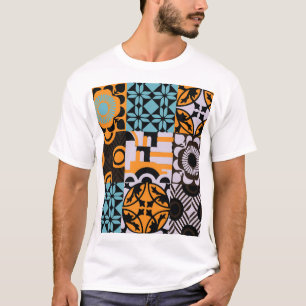 Camiseta Baldosas de época: detalles decorativos complejos.