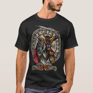 Camiseta Baldur Mitología Nórdica Valhalla Vikingo Dios Nór
