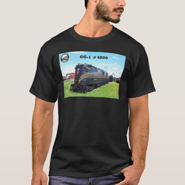 Camiseta Baldwin - locomotora GG-1 #4800 de PRR (Anverso)