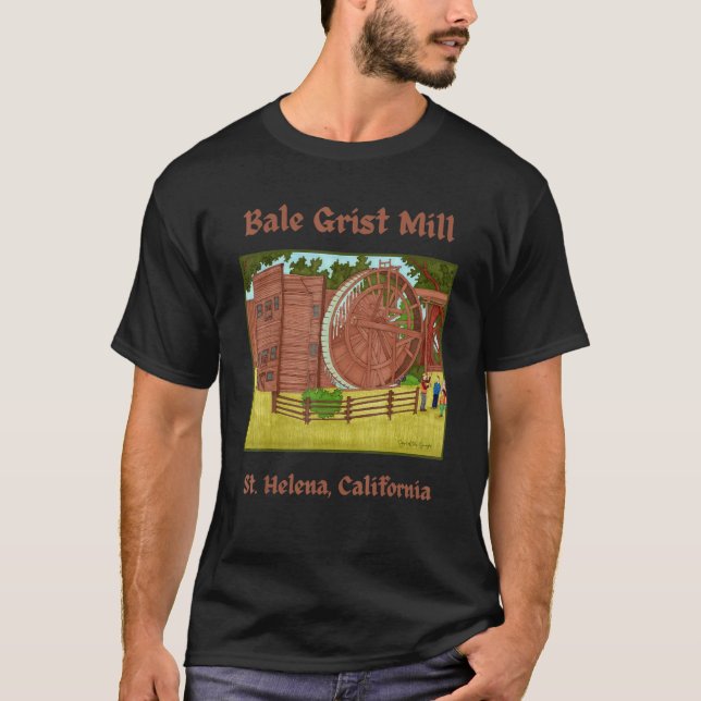 Camiseta Bale Grist Mill St Helena California Napa Valley H (Anverso)