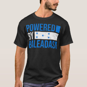 Camiseta Baleadas hondureñas adoran bandera de Honduras ret