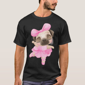 Camiseta Balerina de pequeño animal con acuarela