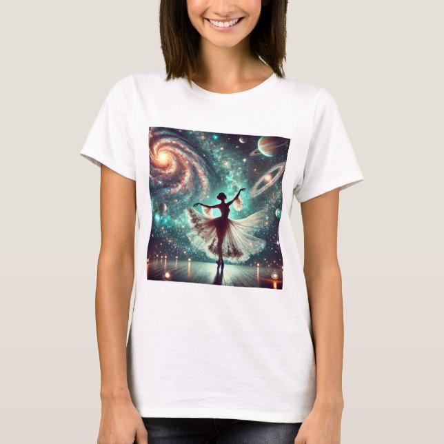 Camiseta Balerina espacial (Anverso)