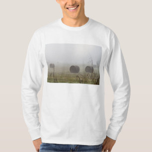 Camiseta Bales De Heno En La Niebla