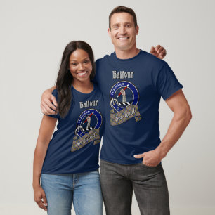 Camiseta Balfour Clan Badge & Tartan
