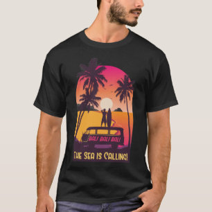 Camiseta Bali Bali Bali El Mar Está Llamando   Playa Tropic