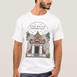 Camiseta Bali Goa Gajah (Cueva del Elefante)