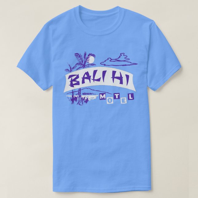 Camiseta Bali Hi Motel (Diseño del anverso)