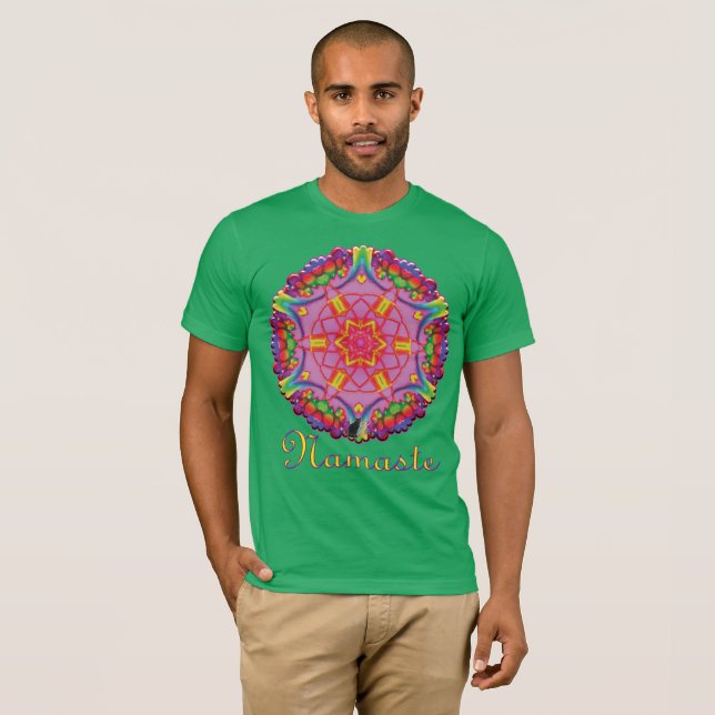 Camiseta Bali Namaste Caleidoscopio (Anverso completo)