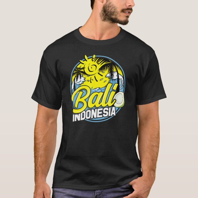 Camiseta Bali Para Viajar A La Playa Indonesia Niños Barong (Anverso)