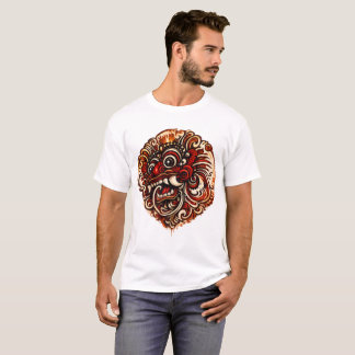 Camiseta Balinese Barong Illustration T-Shirt