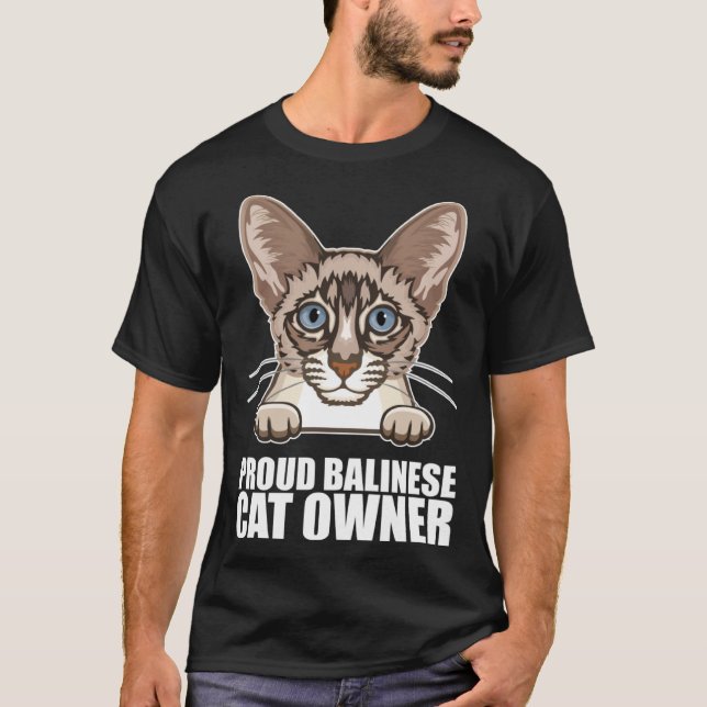Camiseta Balinese cats  Balinese Dad  Balinese Mom  4 (Anverso)