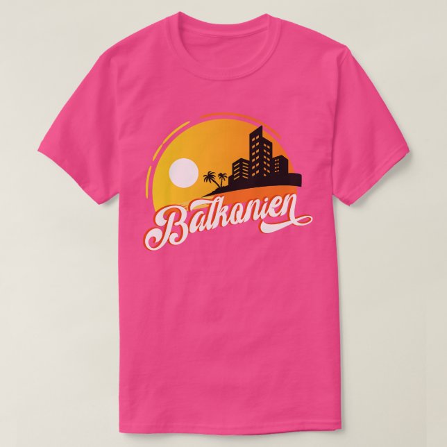 Camiseta Balkonien Urlaub (Diseño del anverso)
