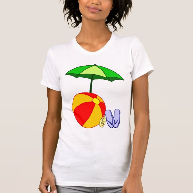 Camiseta Ball Beach Tee de paraguas (Anverso)