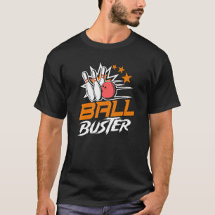 Camiseta Ball Buster Bowling Couple Bowler Bowler Bowler Al