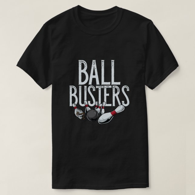Camiseta Ball Busters, Funny Bowling Team Name  Essential (Diseño del anverso)