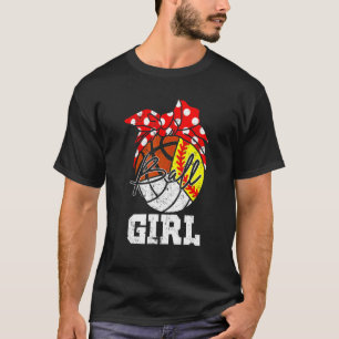 Camiseta Ball Chica Chica de voleibol de voleibol de voleib