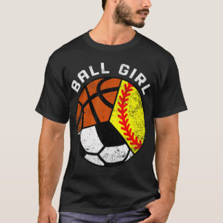 Camiseta Ball Chica Funny Softball Baloncestista Baloncesti