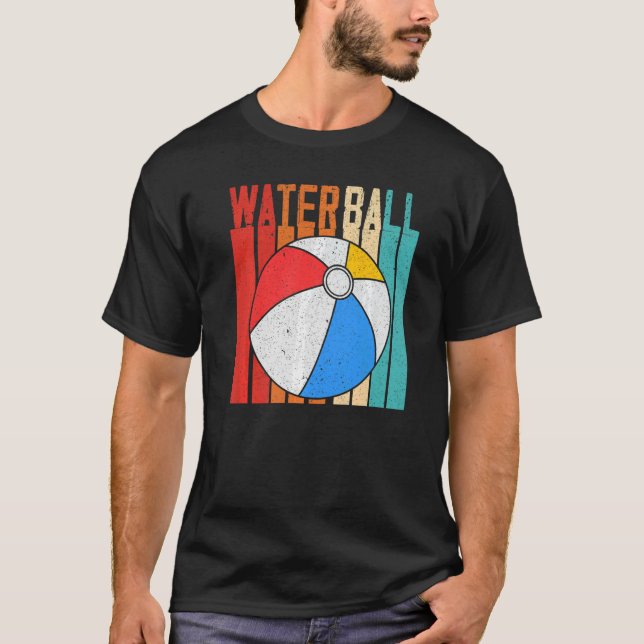 Camiseta Ball de agua retro inflable Fiesta de piscina (Anverso)
