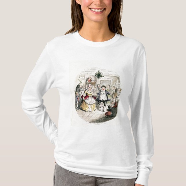 Camiseta Ball de Sr. Fezziwig, del 'navidad Carol (Anverso)