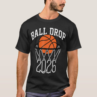 Camiseta Ball Drop 2026 Basketball New Year boy