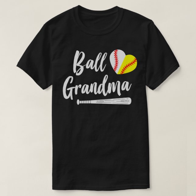 Camiseta Ball Grandma Baseball Softball Grandmother's Tank  (Diseño del anverso)