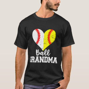 Camiseta Ball Grandma Funny Abuela De Softbol De Béisbol
