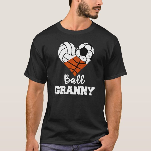 Camiseta Ball Granny Hearleyball Soccer Basketball Gr (Anverso)