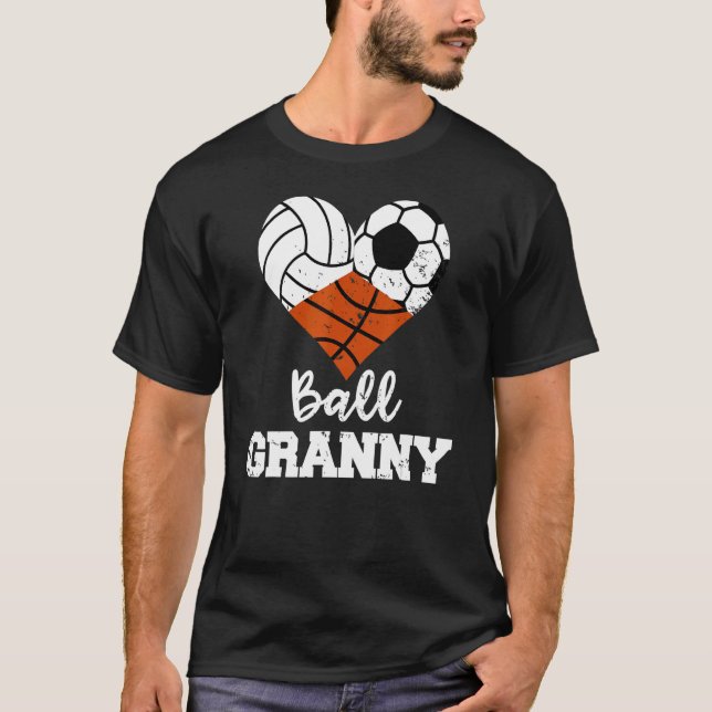 Camiseta Ball Granny Hearleyball Soccer Basketball Gr (Anverso)