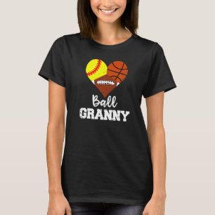 Camiseta Ball Granny Heart Softball Basketball Fútbol Gr