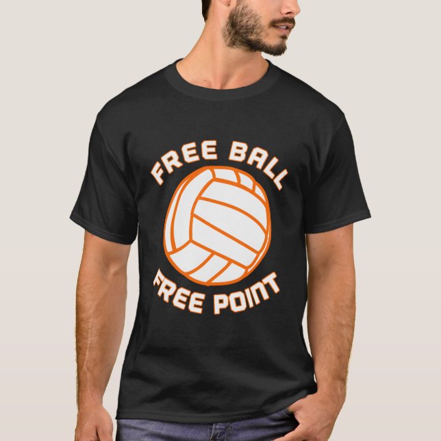 Camiseta Ball gratis Jugador de Voleibol (Anverso)