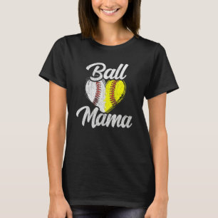 Camiseta Ball Mama Baseball Sofball Team Sports