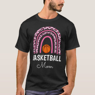 Camiseta Ball Mama Mama Ball con el baloncesto rosa del arc