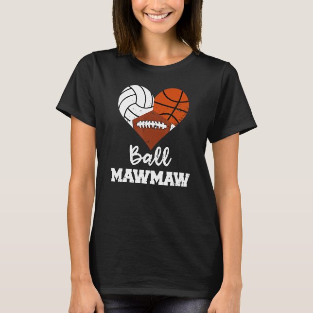 Camiseta Ball Mawmaw Voleibol Baloncesto Fútbol Club M (Anverso)