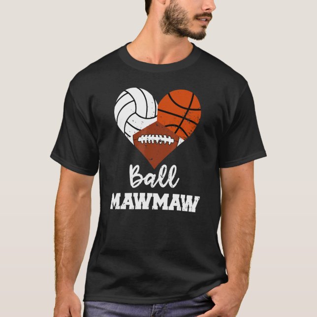 Camiseta Ball Mawmaw Voleibol Baloncesto Fútbol Club M (Anverso)
