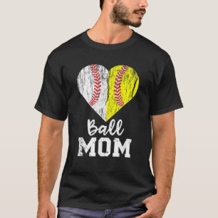 Camiseta Ball Mom Baseball Softball Mama Team Sports