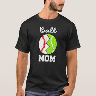 Camiseta Ball Mom Baseball Tennis