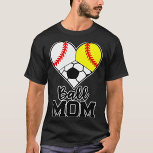 Camiseta Ball Mom Funny Baseball Sofball