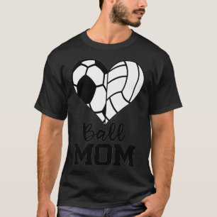 Camiseta Ball Mom Funny Football Player Mom Premiu