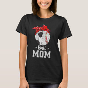 Camiseta Ball Mom Polka Dot Badana