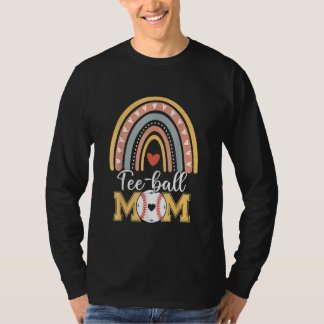 Camiseta Ball Mom's Day Mother Teeball Mom Leopard 1