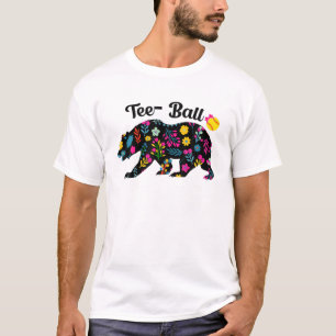 Camiseta Ball Mom's Day Tee Teeball Mom Bear