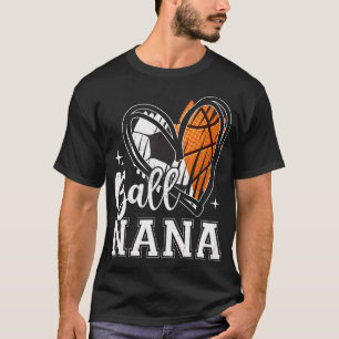 Camiseta Ball Nana Heart Soccer Basketball Abuela De Madre