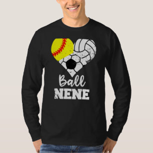 Camiseta Ball Nene Heart Softball Volleyball Soccer Nene