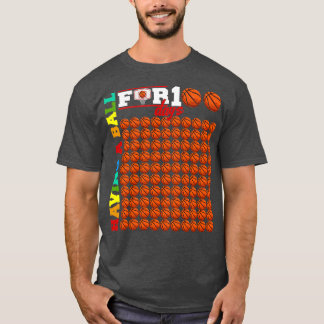 Camiseta Ball Por 100 Días De Fa Escolar De Baloncesto